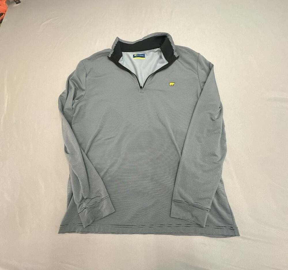Jack Nicklaus Men's Striped Performance Quarter-Zip Pullover